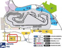 motogp Karten BUS Parking C <br /> Motorrad Grand Prix Katalonien <br /> Circuit de Barcelona-Catalunya Montmelo