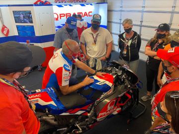 MotoGP Team Box Besuch