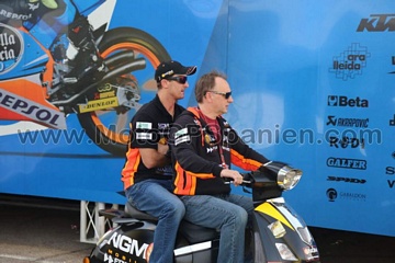 Paddock motoGP Cheste