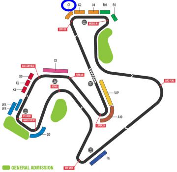 Tribünenkarten Moto GP Jerez <br /> Tickets Tribüne C1