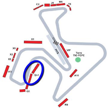 Tribünenkarten Moto GP Jerez <br /> Tickets Tribüne 12+1