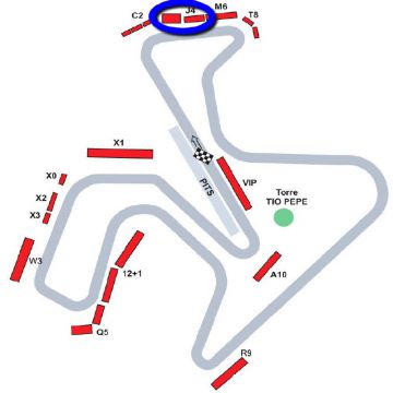 Tribünenkarten Moto GP Jerez <br /> Tickets Tribüne J4