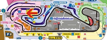 Montmelo <b>Tribüne M</b> <br />GP Barcelona Circuit de Catalunya