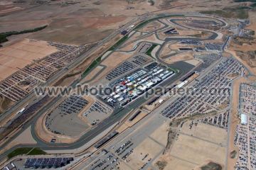 Rennstrecke Motorland Aragon in Alcaniz (Teruel) <br /> Motorrad GP ARAGONIEN