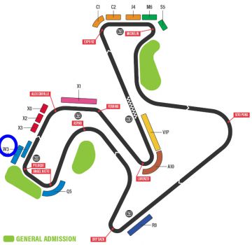 Tribünenkarten Moto GP Jerez <br /> Tickets Tribüne W3