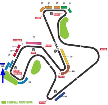 Tribünenkarten Moto GP Jerez <br /> Tickets Tribüne W4