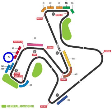 Tribünenkarten Moto GP Jerez <br /> Tickets Tribüne X3