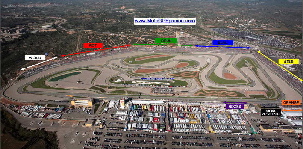 Arrangements MotoGP Cheste - motogpSpanien.com | Offizielle motogp