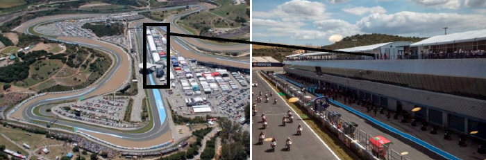 Standort VIP Village moto GP Jerez Spanien GP