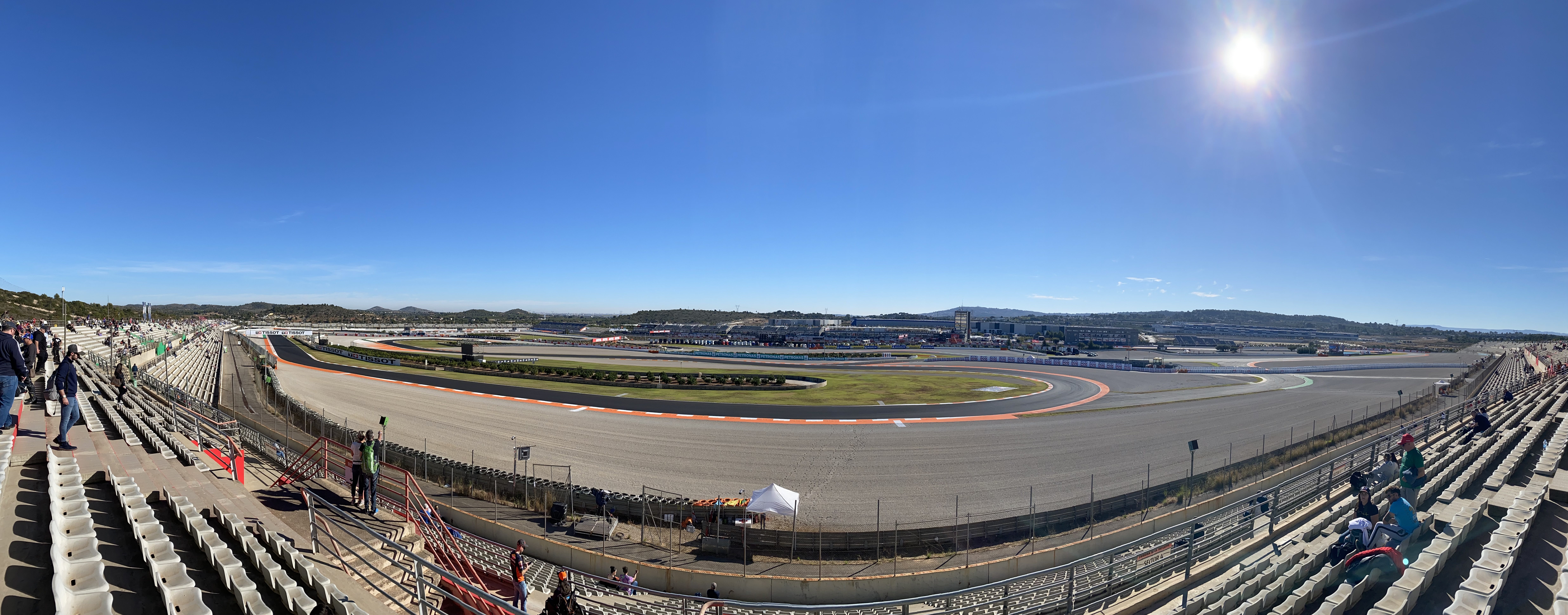 Rot Tribüne MotoGP Valencia